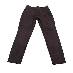 LOFT Outlet Women's Sz L Brown Pull-On Legging Slacks Stretch Pants